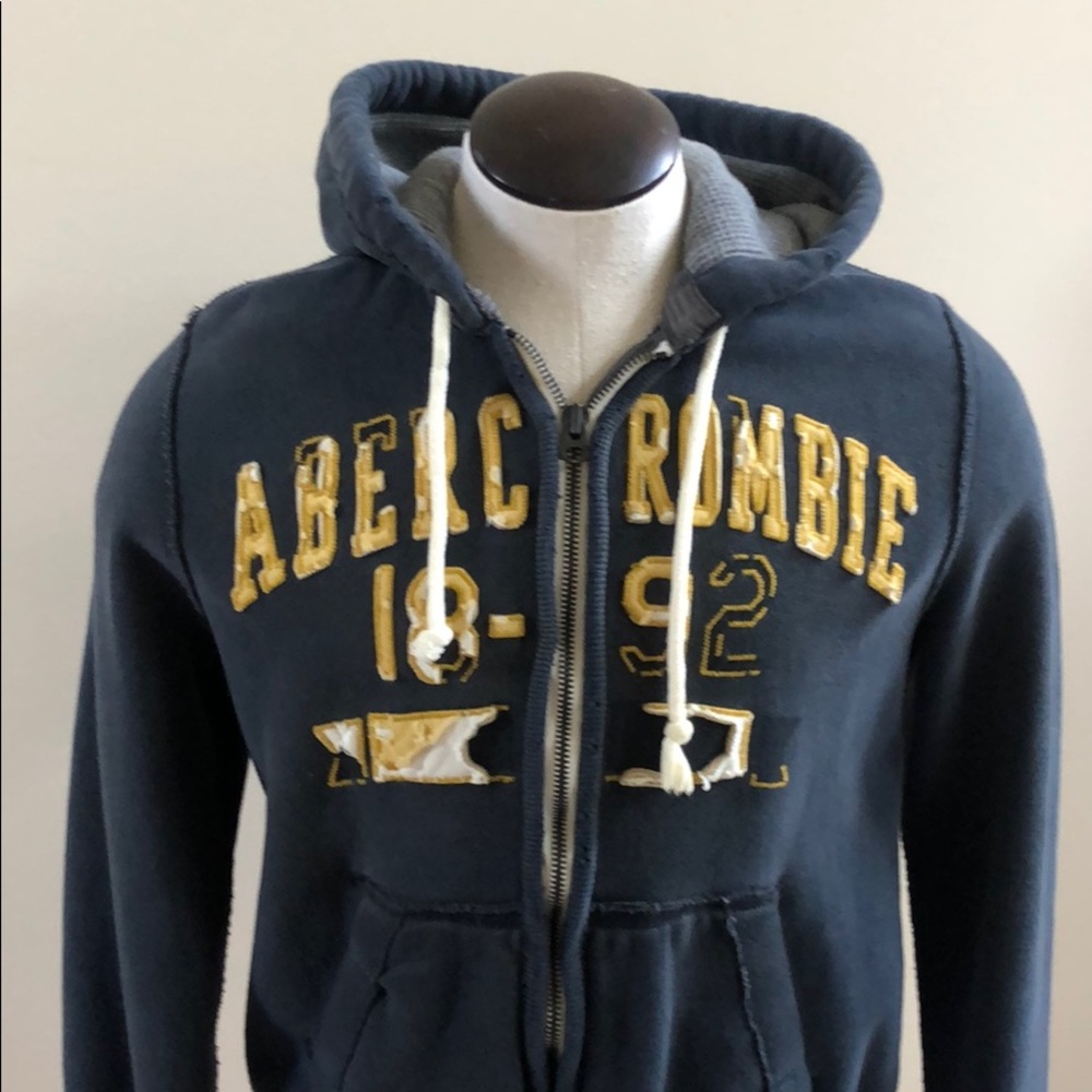 Abercrombie & Fitch full zip hoodie. Size small.